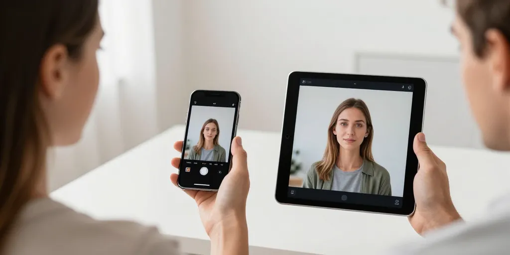 partage ecran iphone sur ipad