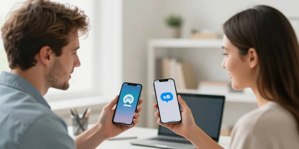 transferer message android vers iphone